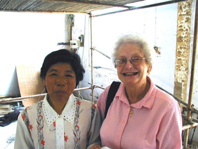 Two Ladies with Big Smiles