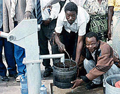 Water well in Mchiwa village