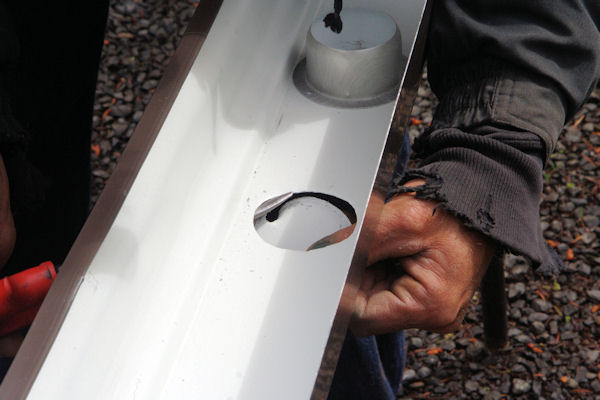 Page 36 - Finish Downspout Hole 