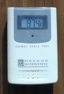 Outside unit Weather Station