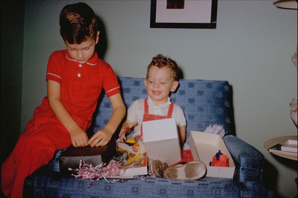 Landon at Two Years with brother Chet, Five, 1962