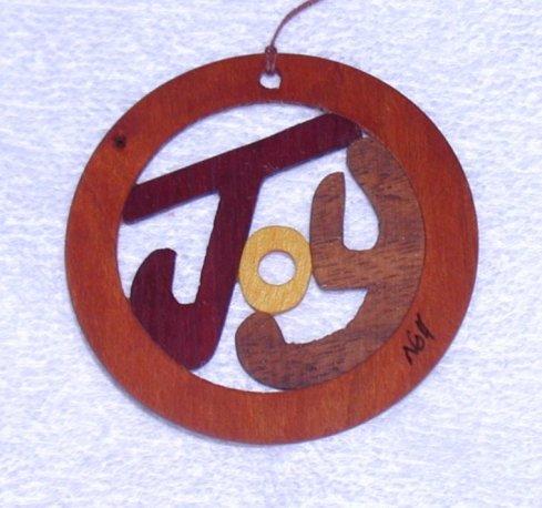 Joy Christmas Ornament