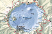 Crater Lake Map