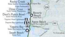 Map to Beverly Beach 