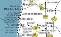 Gleneden Beach Map