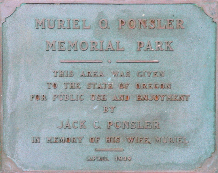 Park Plaque