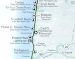 Map to Yachats SP