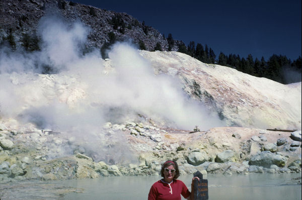 Bernice at Bumpass Hell