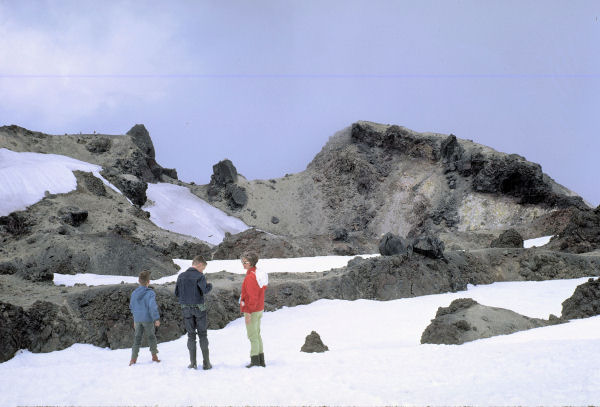 We Pause at the Lassen Caldera