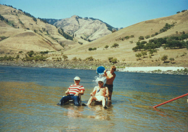 Getting Cool in the  Salmon River