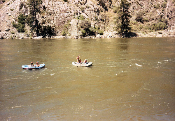 Two Boats Pass during our Lunch