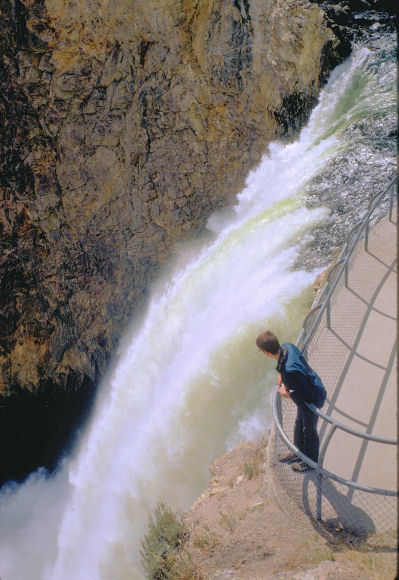 A Lot of Water going over the Falls